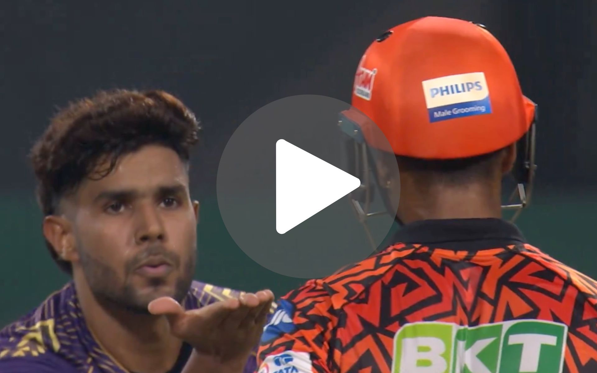 [Watch] Harshit Rana Blows Mayank Agarwal A Flying Kiss In Savage Send-Off